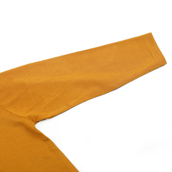 Boys Full Sleeves T-Shirt - Mustard