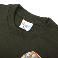 Boys Full Sleeves T-Shirt - Olive Green