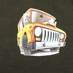 Boys Full Sleeves T-Shirt - Olive Green