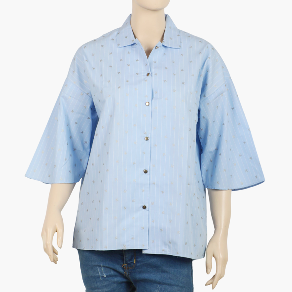 Eminent Women's Western Top - Light Blue, Women T-Shirts & Tops, Eminent, Chase Value