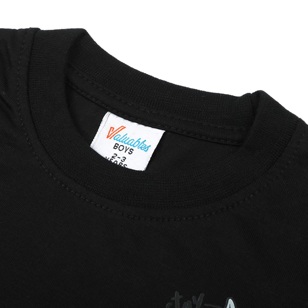 Boys Full Sleeves T-Shirt - Black, Boys T-Shirts, Chase Value, Chase Value