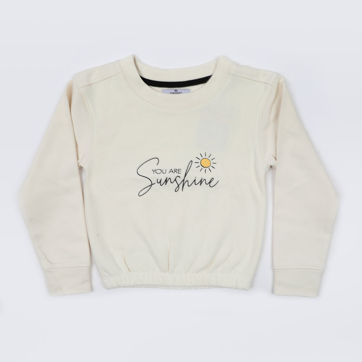 Eminent Girls Full Sleeves SweatShirt - Off White, Girls Hoodies & Sweat Shirts, Eminent, Chase Value