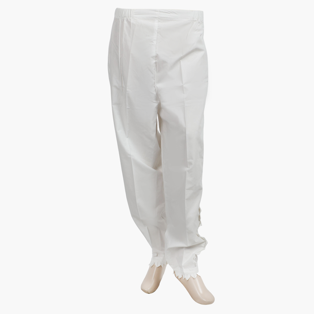 Women's Cotton Trouser - White, Women Pants & Tights, Chase Value, Chase Value