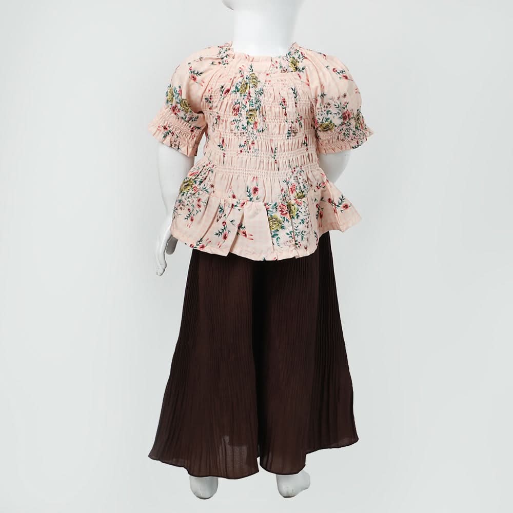 Girls Frock Suit - Peach, Girls Frocks, Chase Value, Chase Value