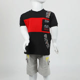 Boys Half Sleeves Suit - Red, Boys Sets & Suits, Chase Value, Chase Value