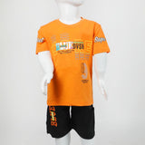 Boys Half Sleeves Suit - Orange, Boys Sets & Suits, Chase Value, Chase Value
