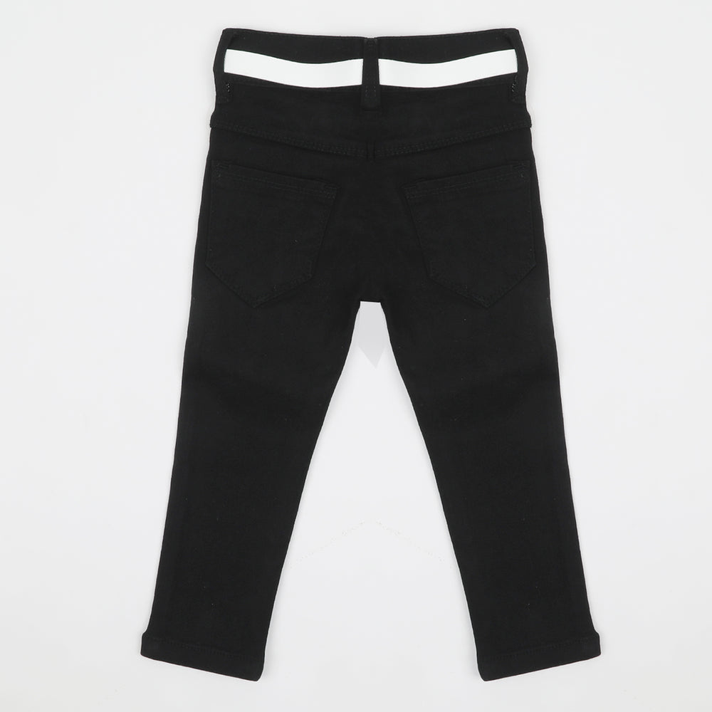 Girls Denim Pant - Black, Girls Pants & Capri, Chase Value, Chase Value