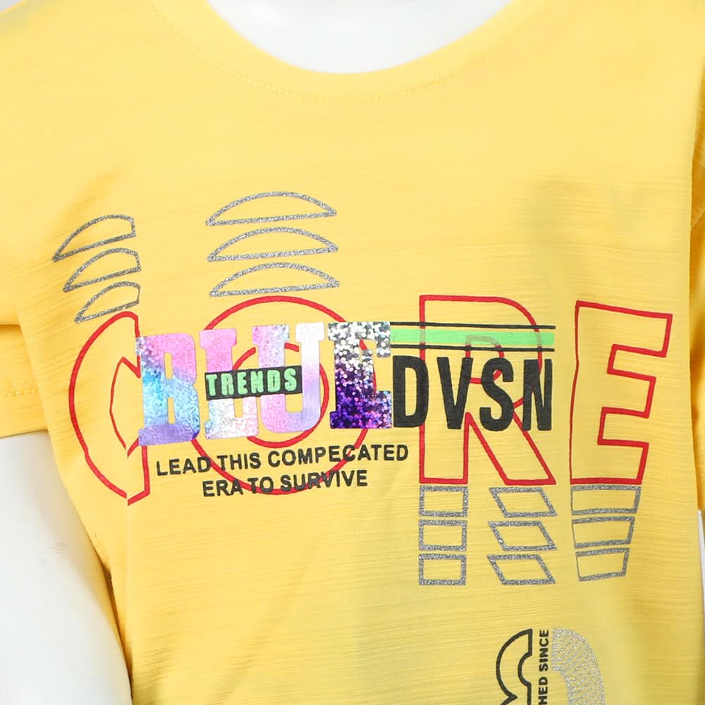 Boys Half Sleeves Suit - Yellow, Boys Sets & Suits, Chase Value, Chase Value