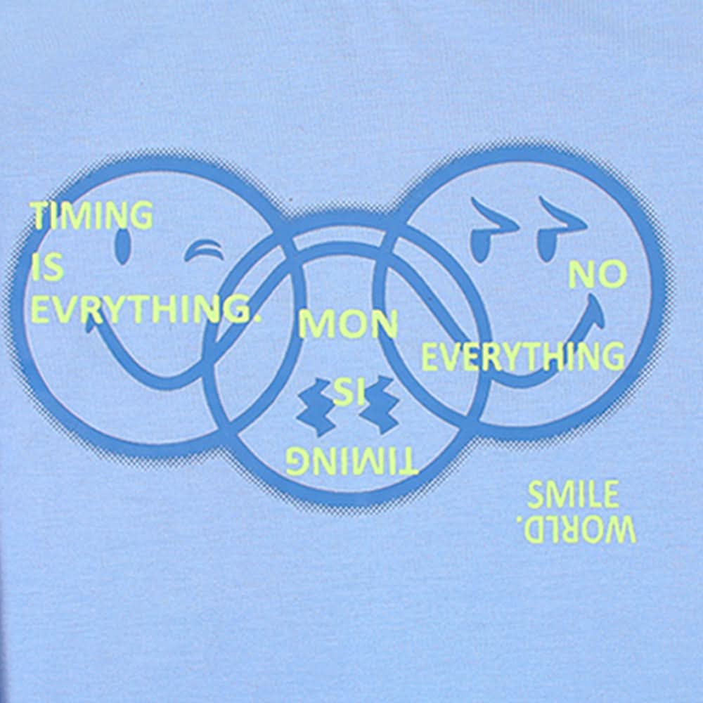 Boys Full Sleeves T-Shirt - Sky Blue, Boys T-Shirts, Chase Value, Chase Value