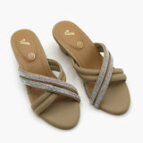 Girls Heel Slipper - Fawn, Girls Heels, Chase Value, Chase Value