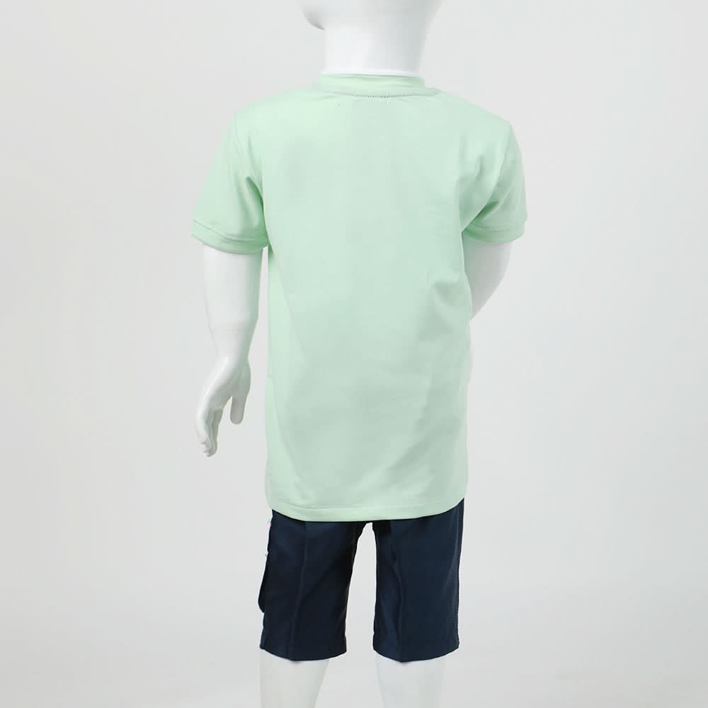Boys Half Sleeves Suit - Light Green, Boys Sets & Suits, Chase Value, Chase Value