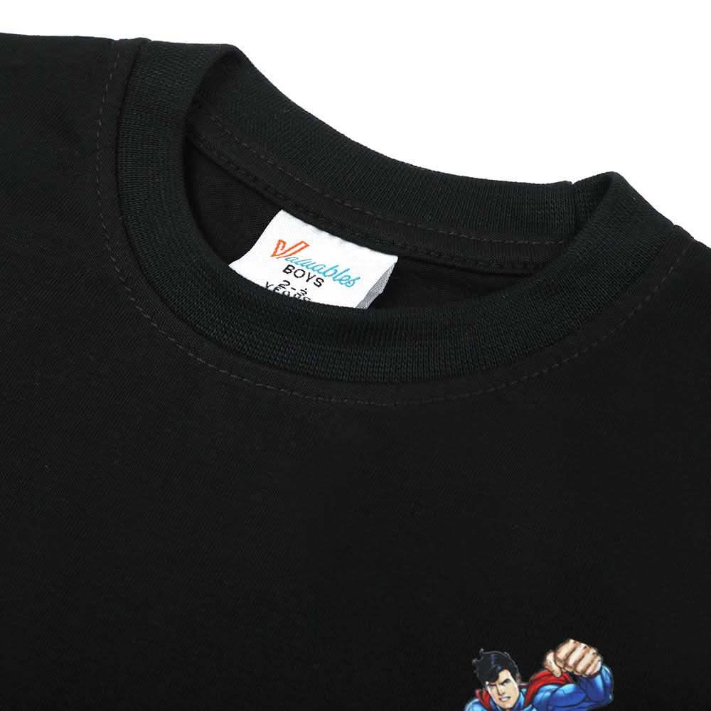 Boys Full Sleeves T-Shirt - Black, Boys T-Shirts, Chase Value, Chase Value