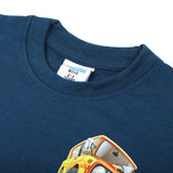 Boys Full Sleeves T-Shirt - Steel Blue, Boys T-Shirts, Chase Value, Chase Value