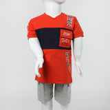 Boys Half Sleeves Suit - Orange, Boys Sets & Suits, Chase Value, Chase Value