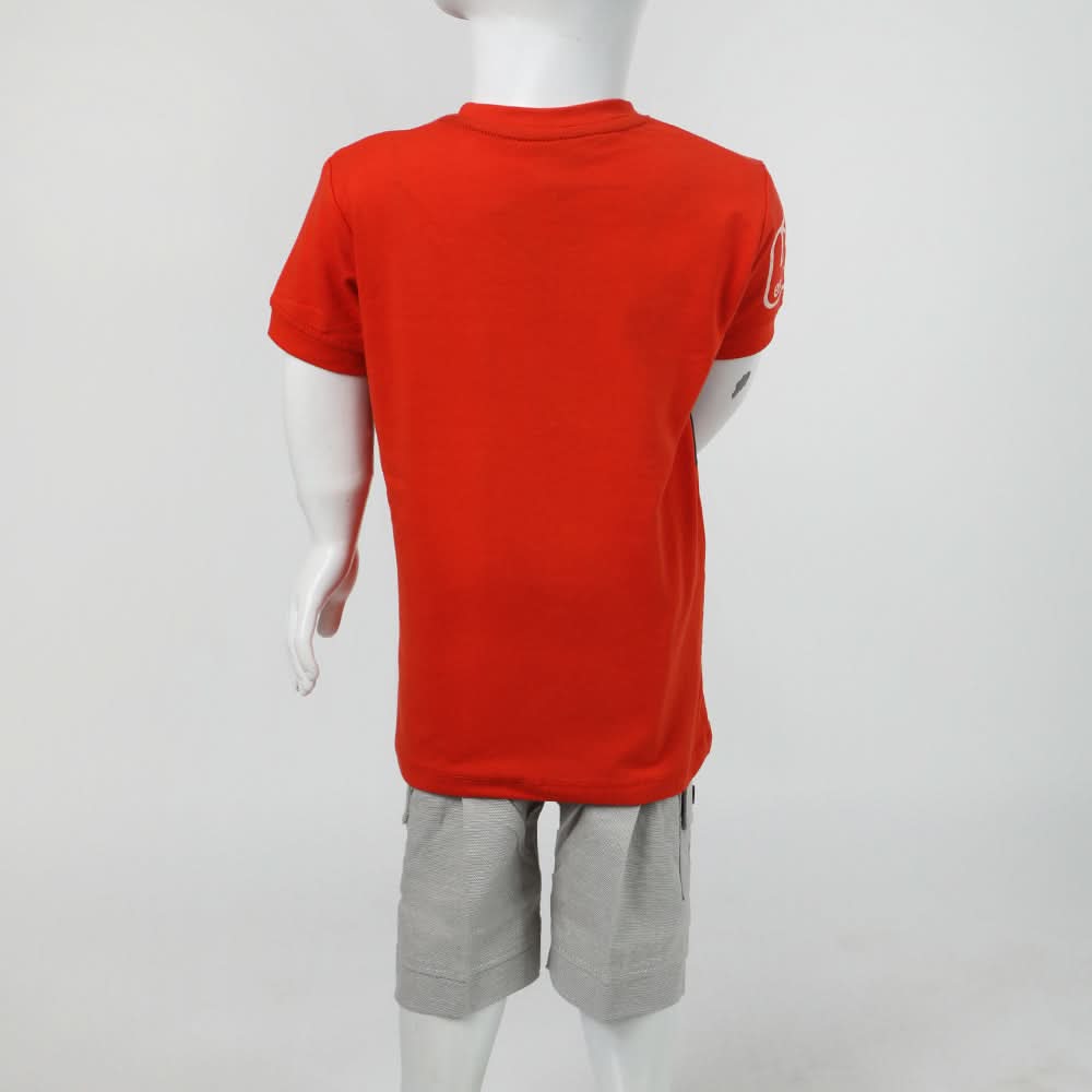 Boys Half Sleeves Suit - Orange, Boys Sets & Suits, Chase Value, Chase Value