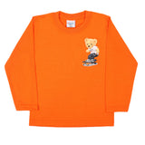 Boys Full Sleeves T-Shirt - Orange, Boys T-Shirts, Chase Value, Chase Value