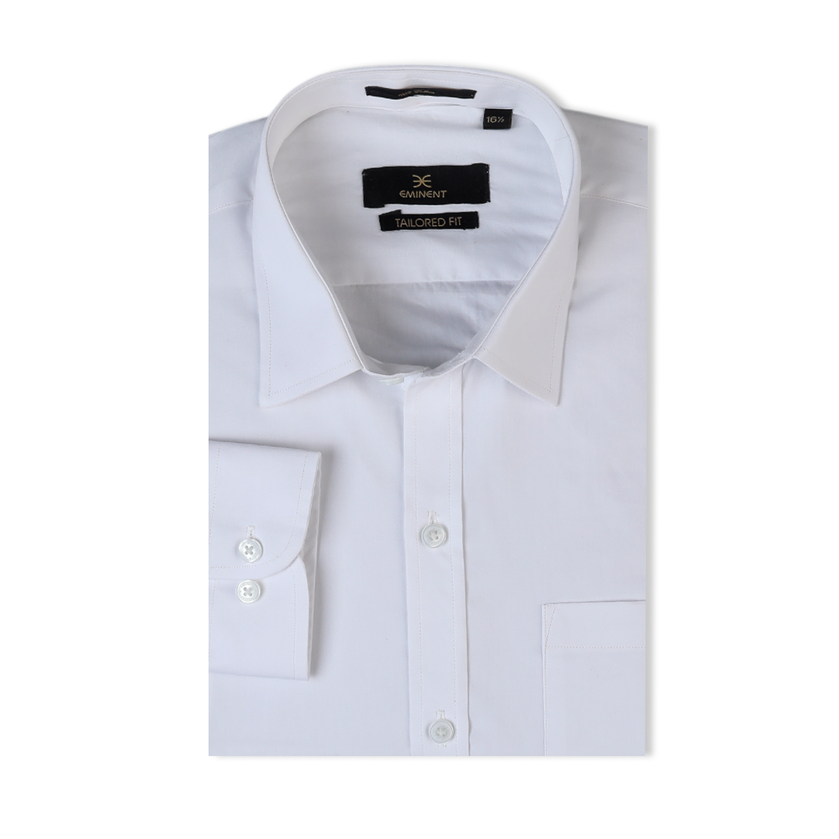 Eminent Men's Formal Plain Shirt - White, Men's Shirts, Eminent, Chase Value