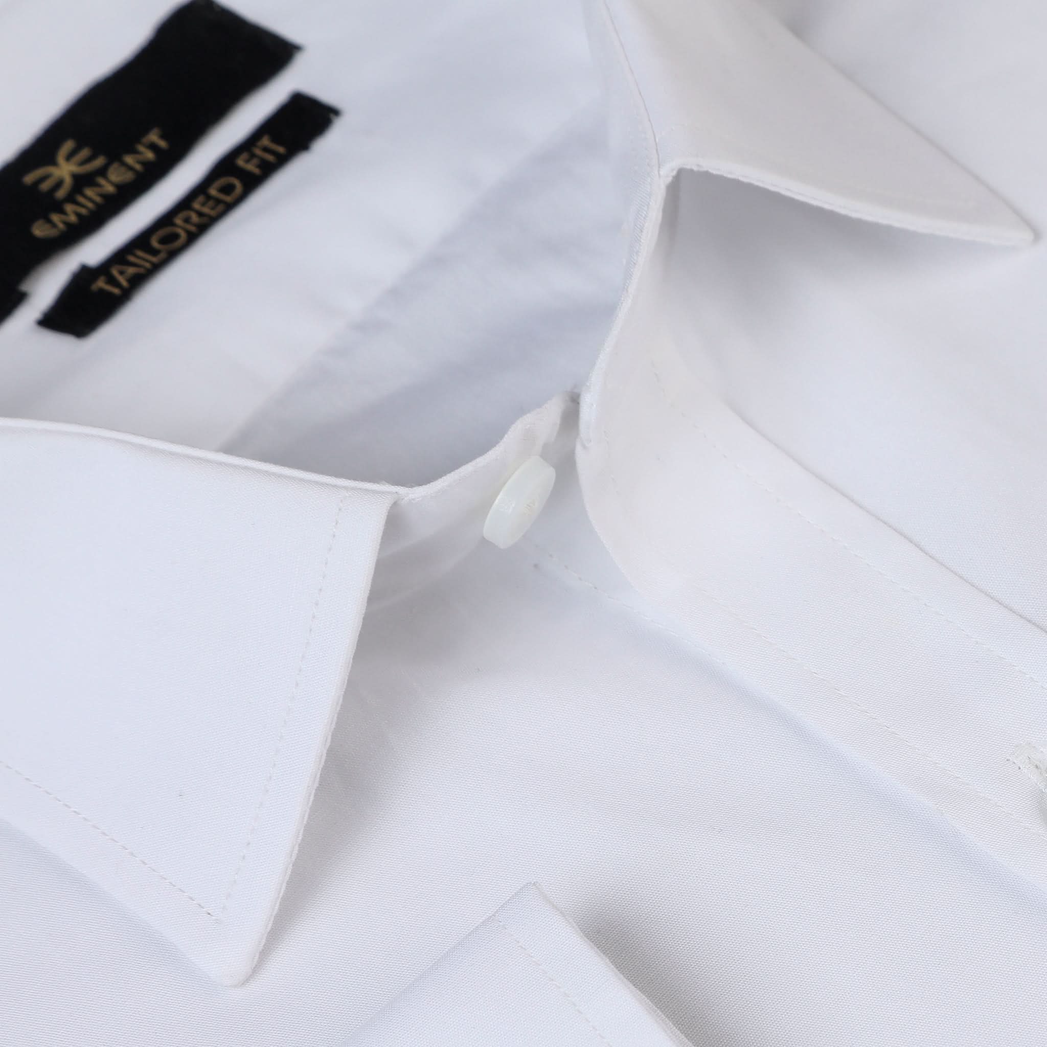 Eminent Men's Formal Plain Shirt - White, Men's Shirts, Eminent, Chase Value