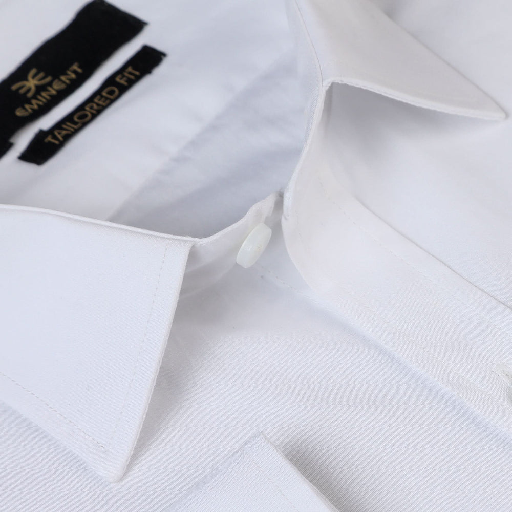 Eminent Men's Formal Plain Shirt - White, Men's Shirts, Eminent, Chase Value