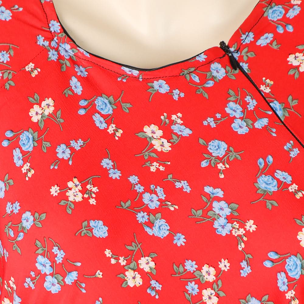 Women's Printed Abaya Belt - Red, Women Abayas, Chase Value, Chase Value
