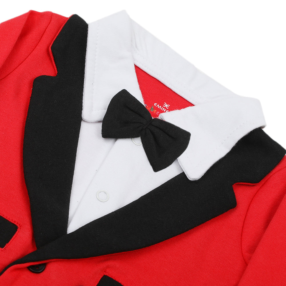 Eminent Newborn Boys Full Sleeves Romper - Red, Newborn Boys Rompers, Eminent, Chase Value