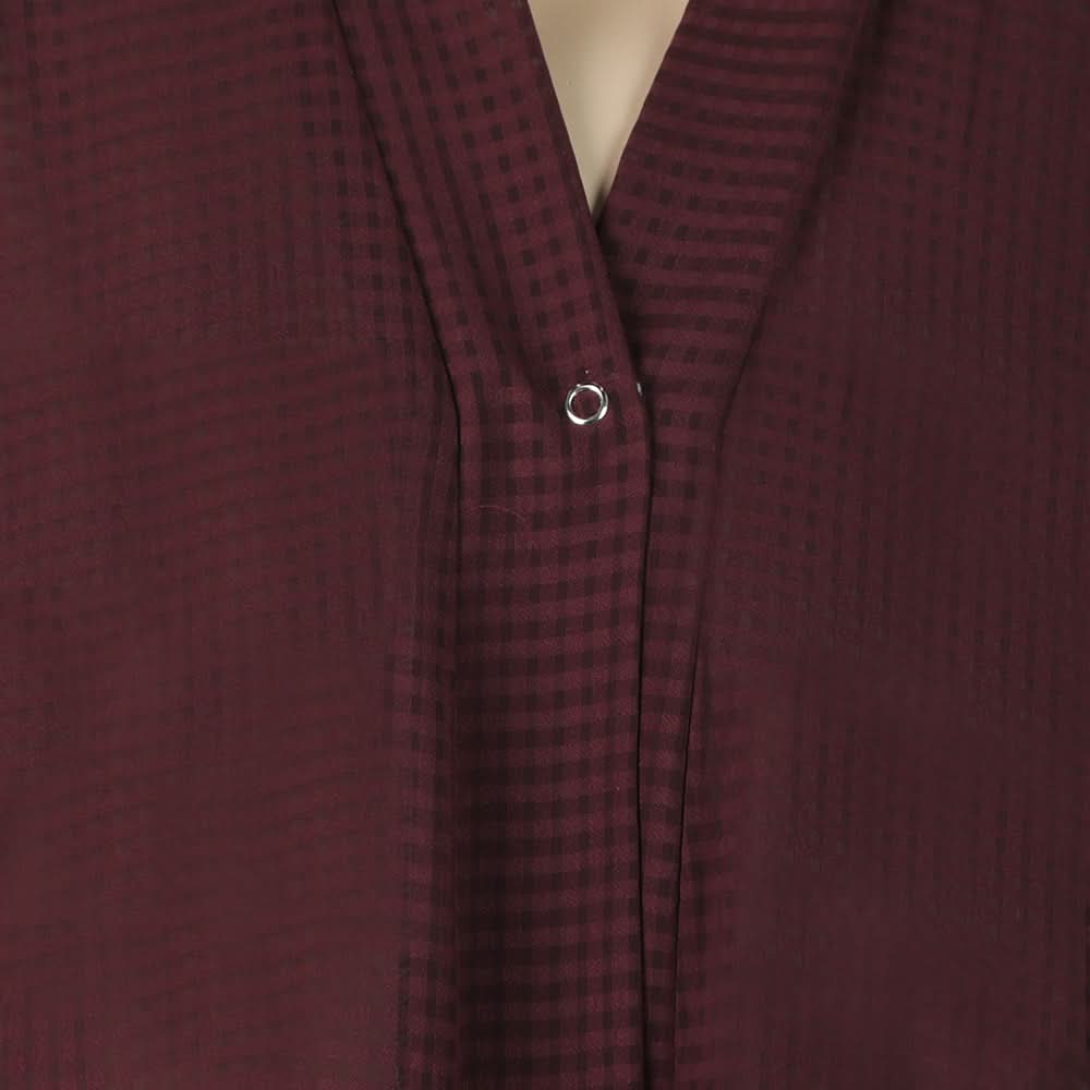 Women's Abaya Front Open - Purple, Women Abayas, Chase Value, Chase Value