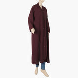 Women's Abaya Front Open - Purple, Women Abayas, Chase Value, Chase Value
