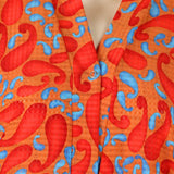 Women's Abaya Front Open - Orange, Women Abayas, Chase Value, Chase Value