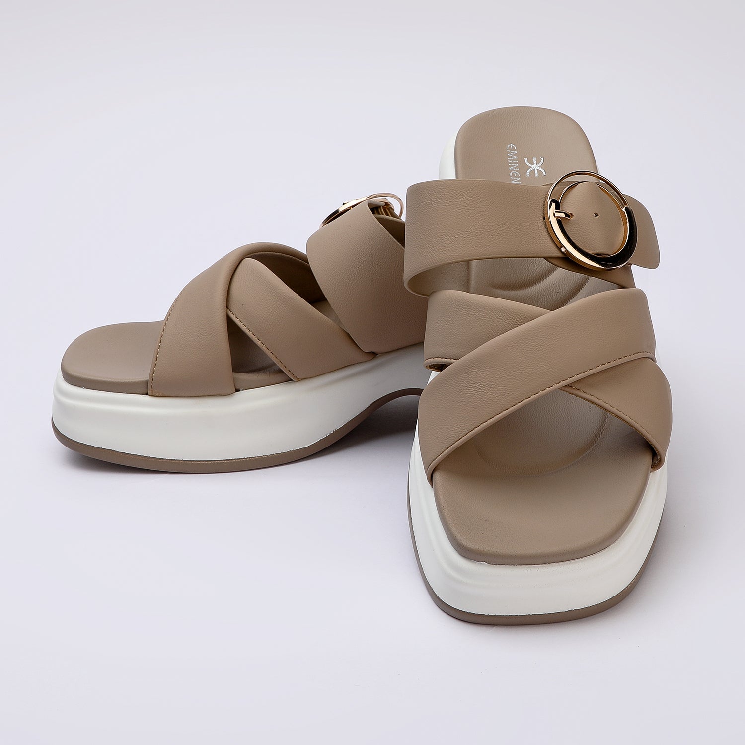 Eminent Women's Softy Slipper - Khaki, Women Slippers, Chase Value, Chase Value