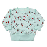 Newborn Girls Full Sleeves T-Shirt - Light Green, Newborn Girls T-Shirts, Chase Value, Chase Value