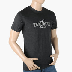 Men's Half Sleeves T-Shirt  - Dark Grey, Men's T-Shirts & Polos, Chase Value, Chase Value