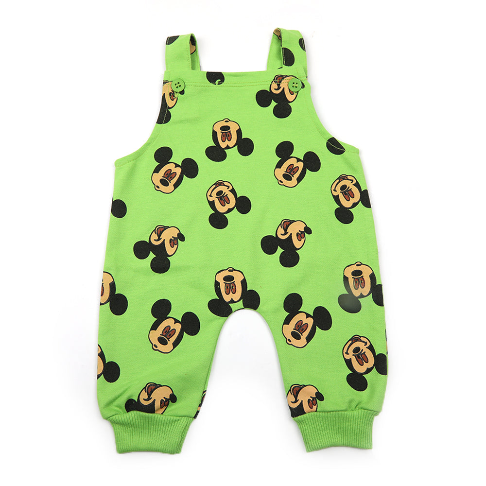 Newborn Girls Full Sleeves Romper Suit - Green, Newborn Girls Rompers, Chase Value, Chase Value