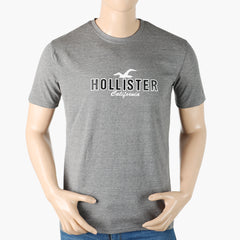 Men's Half Sleeves T-Shirt  - Grey, Men's T-Shirts & Polos, Chase Value, Chase Value