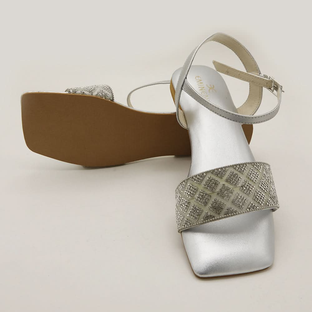 Women's Sandal - Silver, Women Sandals, Chase Value, Chase Value