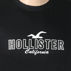 Men's Half Sleeves T-Shirt  - Black