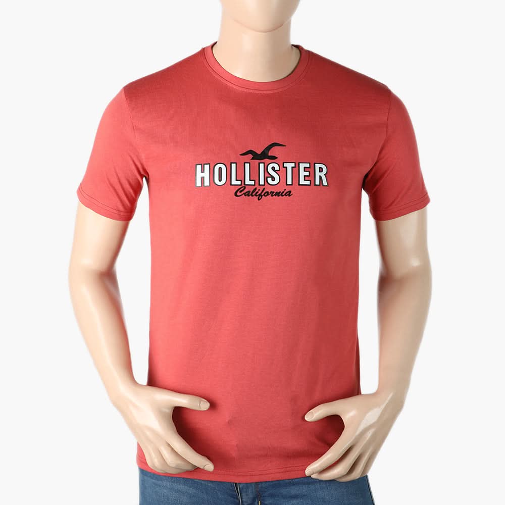 Men's Half Sleeves T-Shirt  - Peach, Men's T-Shirts & Polos, Chase Value, Chase Value