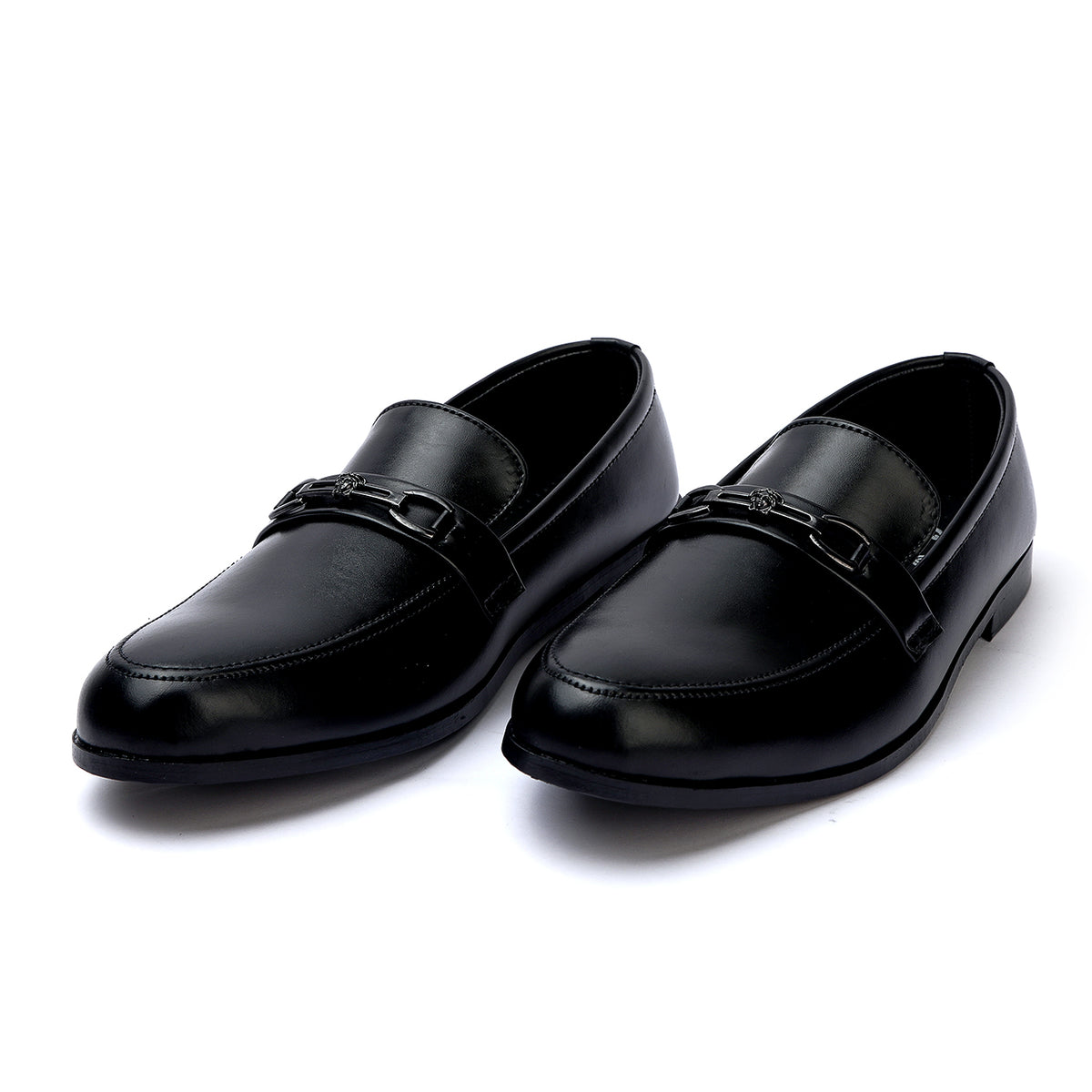 Valuable Perforated Leather - Classic Black Men’s Loafers, Men's Formal Shoes, Chase Value, Chase Value