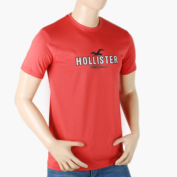 Men's Half Sleeves T-Shirt  - Peach
