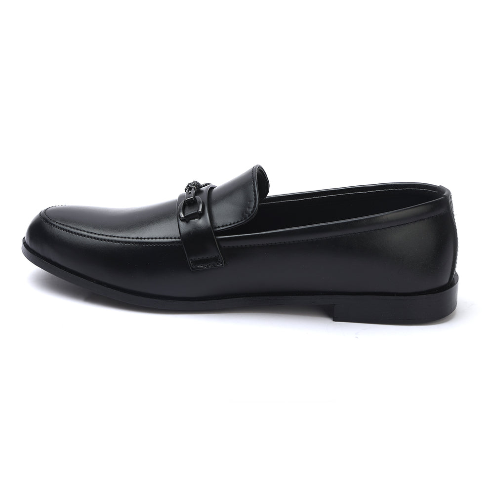 Valuable Perforated Leather - Classic Black Men’s Loafers, Men's Formal Shoes, Chase Value, Chase Value