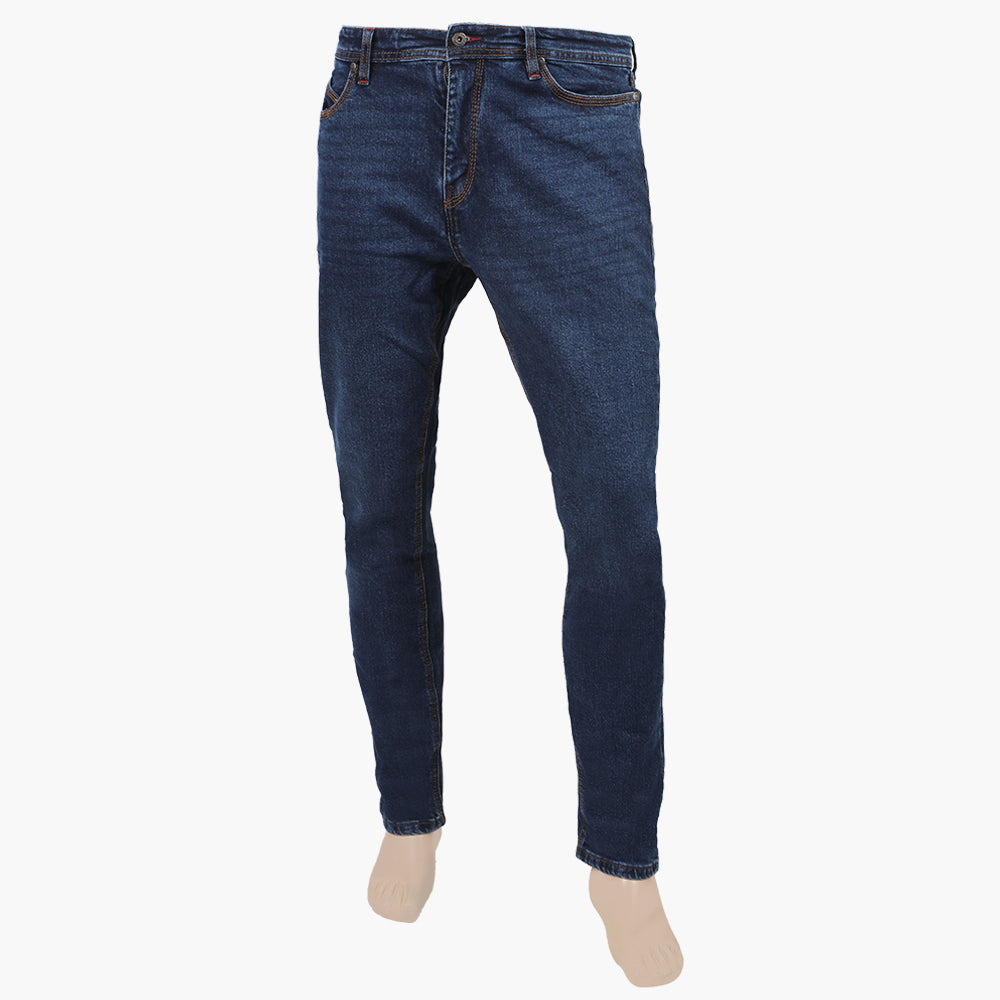 Men's Casual Stretch Denim Pant - Dark Blue, Men's Casual Pants & Jeans, Chase Value, Chase Value