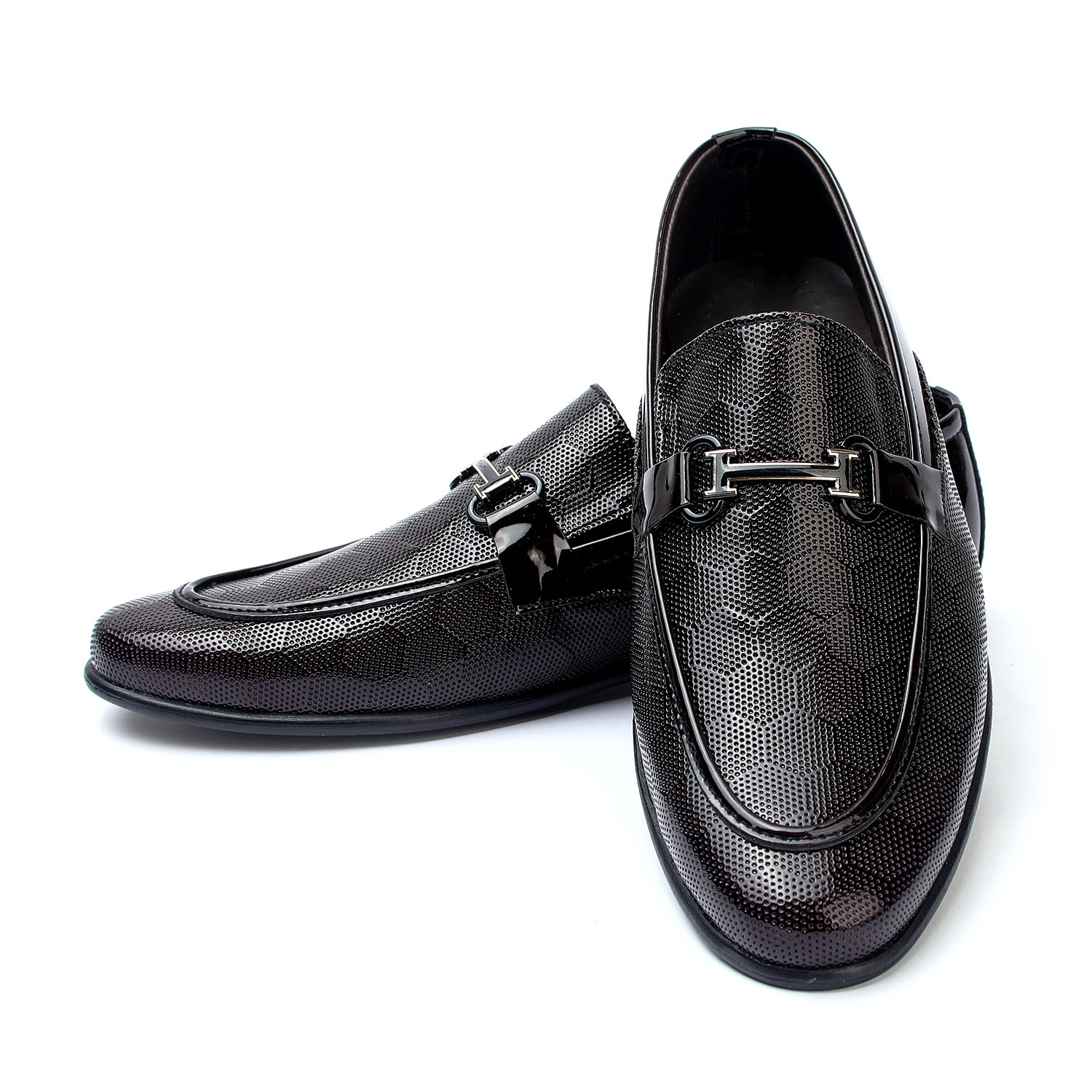 Valuable Maroon Leather Loafers with Buckle Accent, Men's Formal Shoes, Chase Value, Chase Value