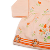 Newbron Girls Full Sleeves Suit - Peach, Newborn Girls Sets & Suits, Chase Value, Chase Value