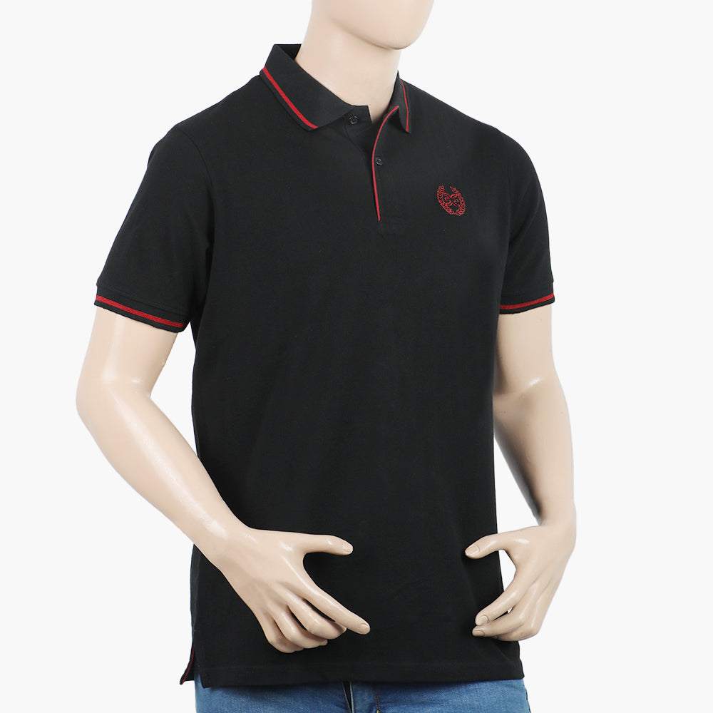 Eminent Men's Polo Half Sleeves T-Shirt - Black, Men's T-Shirts & Polos, Eminent, Chase Value