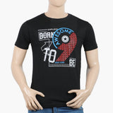 Men's Round Neck Half Sleeves Printed T-Shirt - Fawn, Men's T-Shirts & Polos, Chase Value, Chase Value