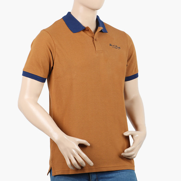 Eminent Men's Polo Half Sleeves T-Shirt - Brown