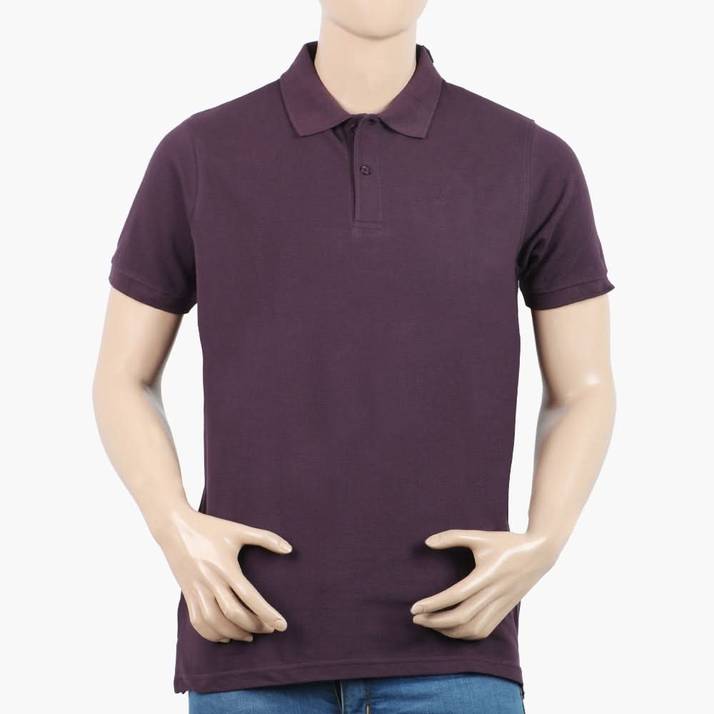 Eminent Men's Polo Half Sleeves T-Shirt - Plum, Men's T-Shirts & Polos, Eminent, Chase Value