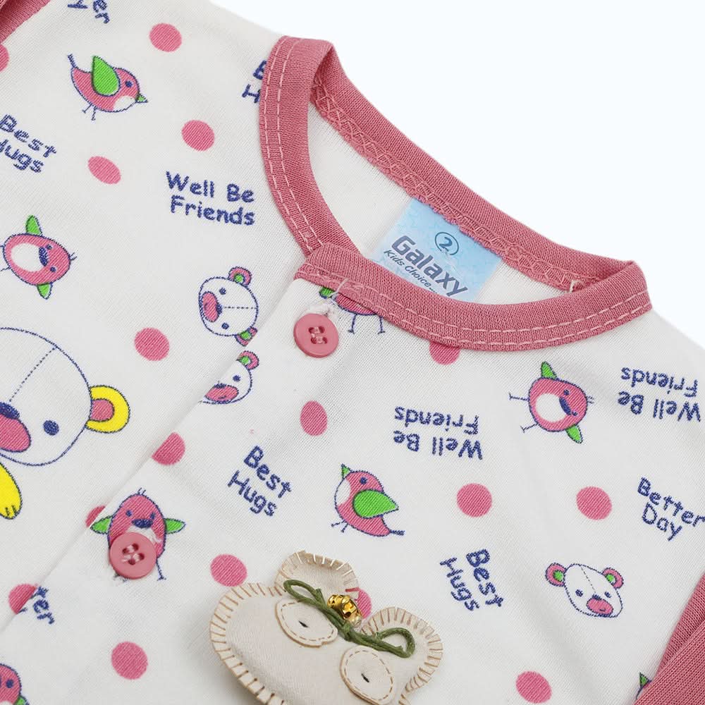 Newborn Boys Full Sleeves Suit - Tea Pink, Newborn Boys Sets & Suits, Chase Value, Chase Value
