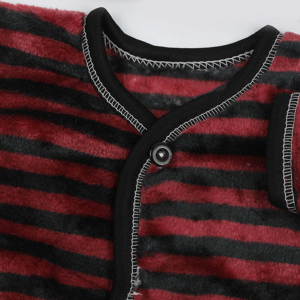 Newborn Boys 5PCS Suit - Maroon Black, Newborn Boys Sets & Suits, Chase Value, Chase Value