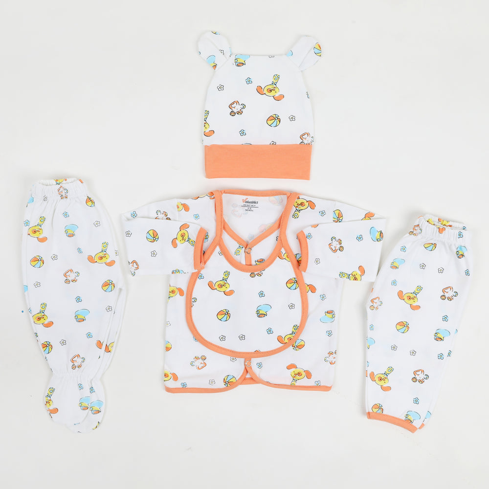 Newborn 5Pcs Gift Set - Peach, Newborn Gift Set, Chase Value, Chase Value