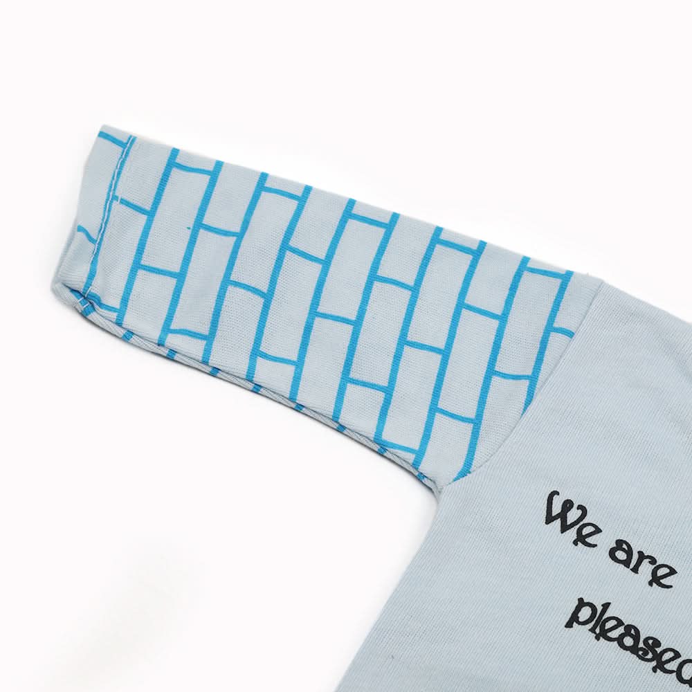Newborn Boys Full Sleeves Suit - Sky Blue, Newborn Boys Sets & Suits, Chase Value, Chase Value
